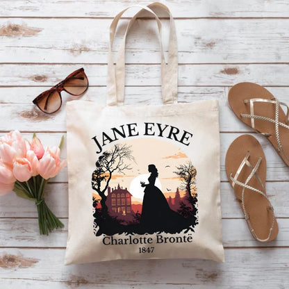 Jane Eyre Charlotte Bronte 1847 Canvas Tote Bag