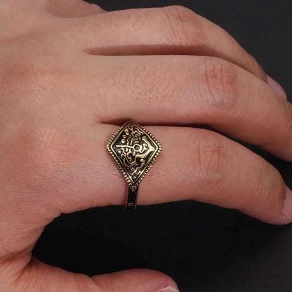 Dark Souls Game Series Ring of Favor 925 Sterling Silver Retro Gold Plated Ring - 80d3e6-0e.myshopify.com - -  