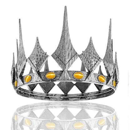 Snow White & the Huntsman Queen Ravenna Silver Alloy Medieval Style Crown - Lovez Aqua© - charlize theron, cosplay