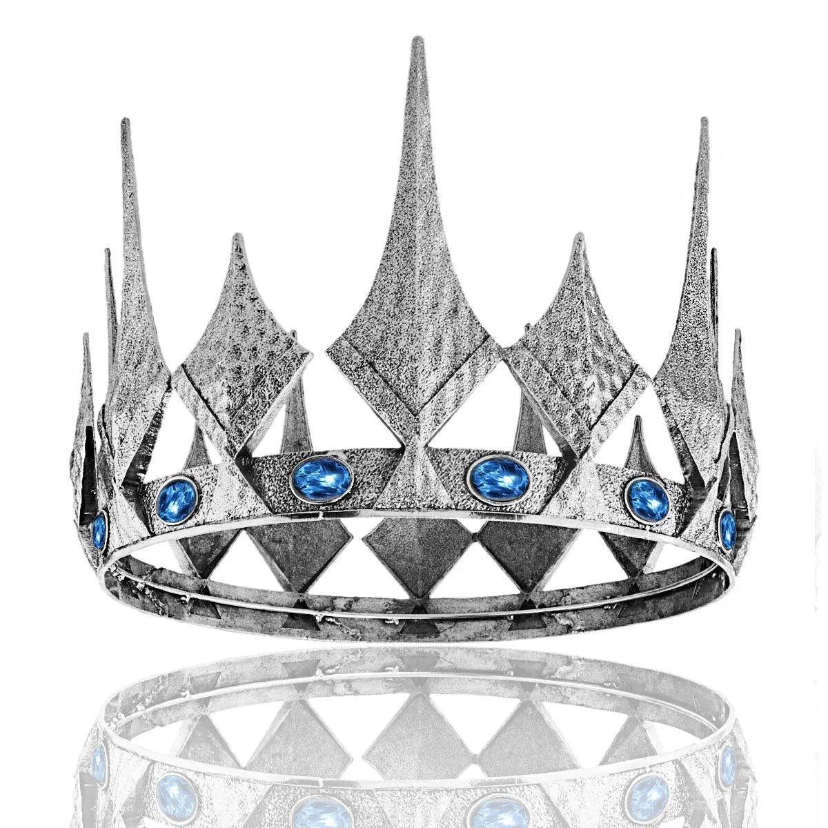 Snow White & the Huntsman Queen Ravenna Silver Alloy Medieval Style Crown - Lovez Aqua© - charlize theron, cosplay