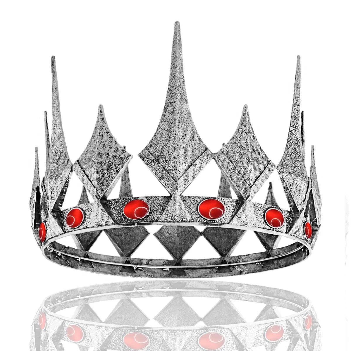 Snow White & the Huntsman Queen Ravenna Silver Alloy Medieval Style Crown - Lovez Aqua© - charlize theron, cosplay