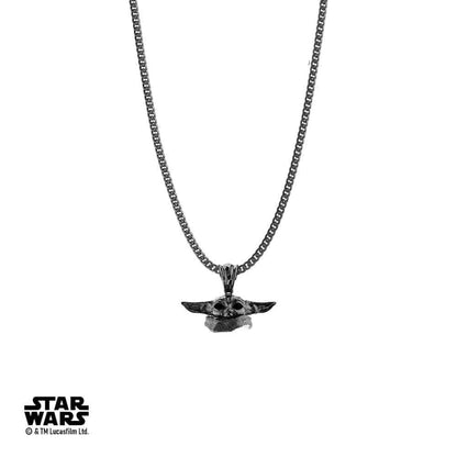 Star Wars™ The Mandalorian Baby Grogu Stainless Steel Necklace - Lovez Aqua© - 