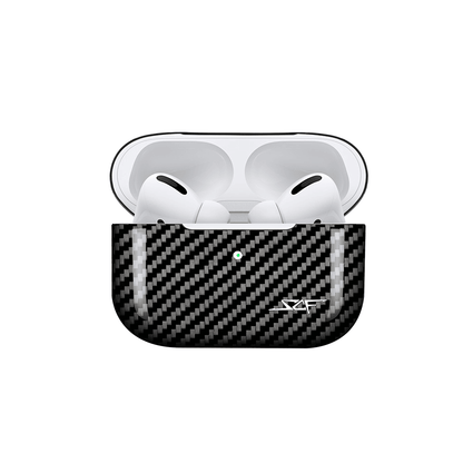 Stylish Black AirPods Carbon Case - Lovez Aqua© - 