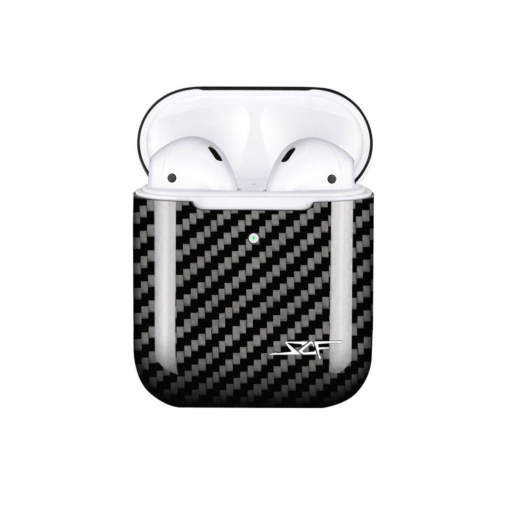 Stylish Black AirPods Carbon Case - Lovez Aqua© - 