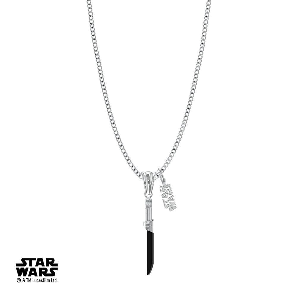 The Mandalorian™ By Star Wars Stainless Steel Darksaber Sword Necklace - Lovez Aqua© - 