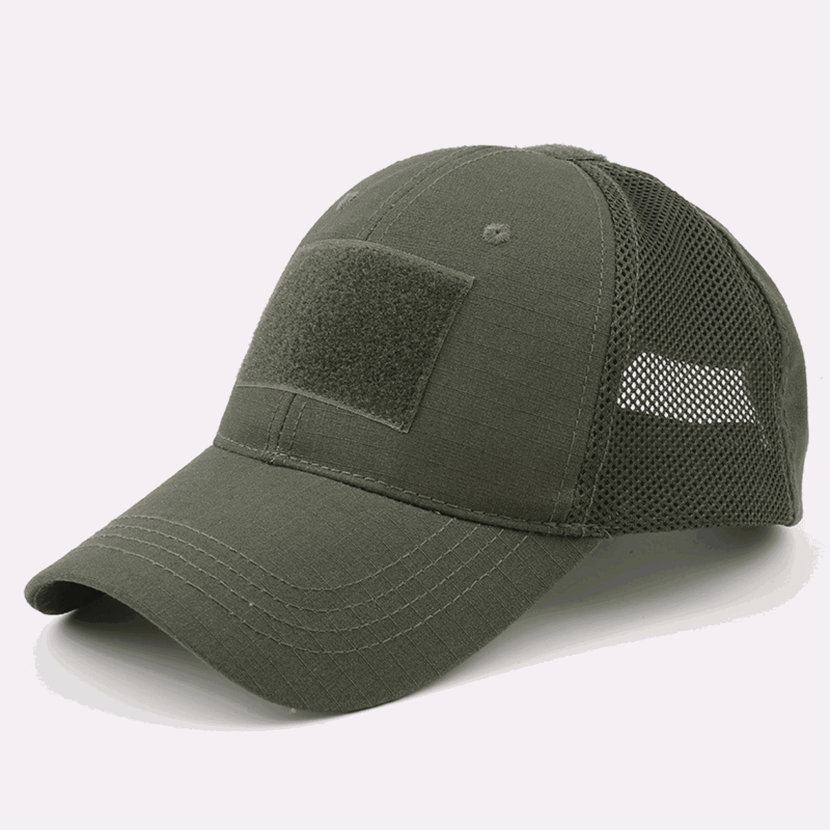 Unisex Military-Style Tactical Patch Hat With Adjustable Strap - Lovez Aqua© - cap, hat, men's hats, women's hats, women's military hats