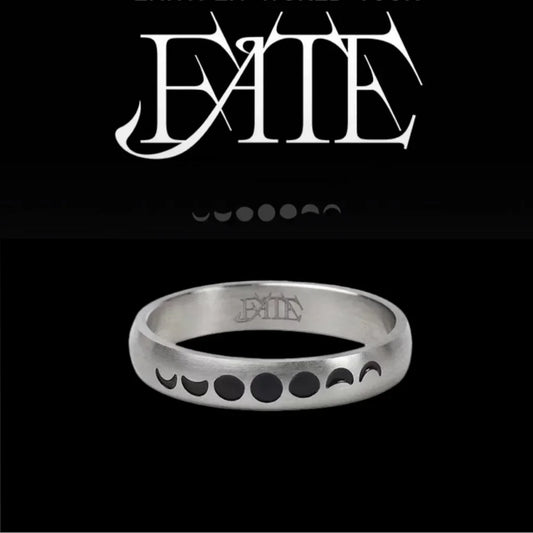 ENHYPHEN "FATE" Album World Tour Themed Moon Phases Silver Ring - Lovez Aqua© - 