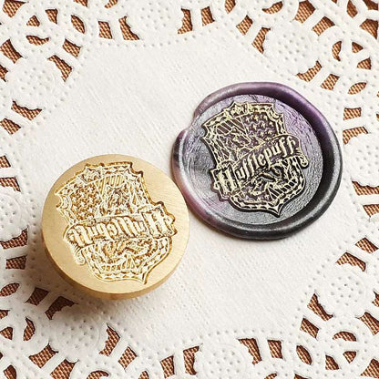 Harry Potter Hogwarts Houses & Book Elements Letter Wax Seal Stamp - 80d3e6-0e.myshopify.com - Hufflepuff 01 -  Hufflepuff 01