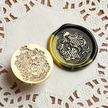 Harry Potter Hogwarts Houses & Book Elements Letter Wax Seal Stamp - 80d3e6-0e.myshopify.com - Hufflepuff 02 -  Hufflepuff 02