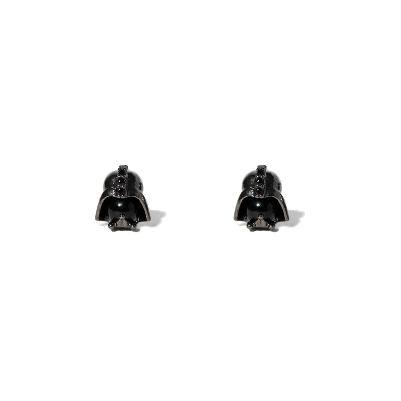 Disney's Star Wars Black & Silver Dark Side Villain's Women's Stud Earrings