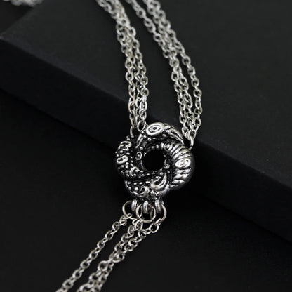 James Bond Casino Royale Vesper Lynd Silver Plated Algerian Loveknot Necklace