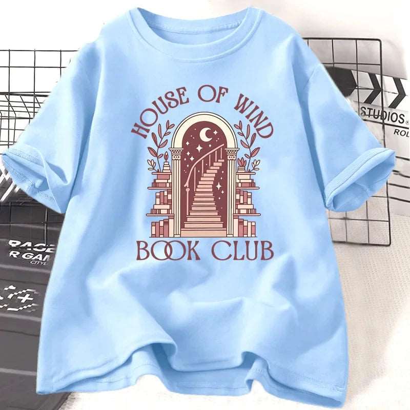 ACOTAR House of Wind Book Club Velaris Night Court Staircase Women's T-Shirt - Lovez Aqua© - 