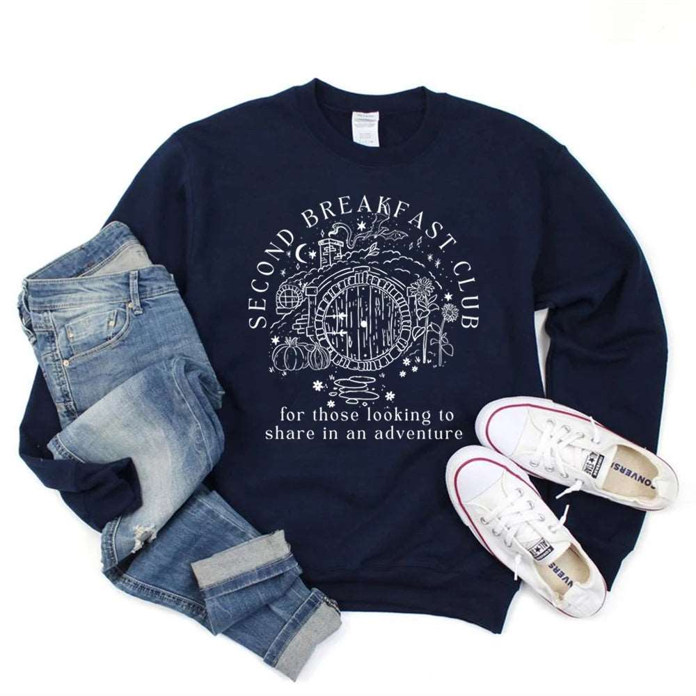 Lord of the Rings Second Breakfast Club The Shire Women's Sweatshirt