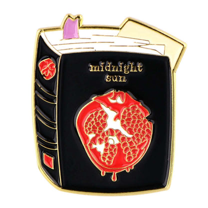 The Twilight Saga Stephenie Meyer Book Series Enamel Brooch Pins - 80d3e6-0e.myshopify.com - Midnight Sun -  Midnight Sun