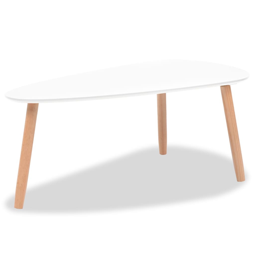 Modern 2 Piece White Nesting Coffee Table Set with Solid Pinewood Legs - 80d3e6-0e.myshopify.com - -  