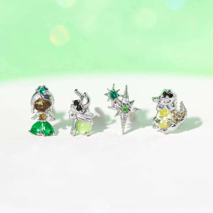 Disney Princesses & Animal Friends Cubic Zircon Women's Stud Earrings (4pcs) - 80d3e6-0e.myshopify.com - 14 -  14