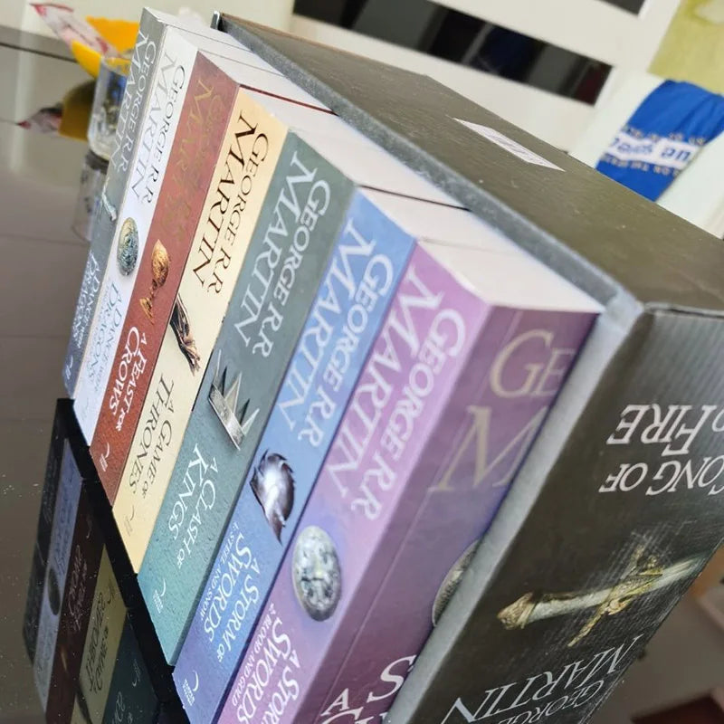 George R. R. Martin’s Game of Thrones: Complete 7 Book Collection (Paperback) - Lovez Aqua© - 