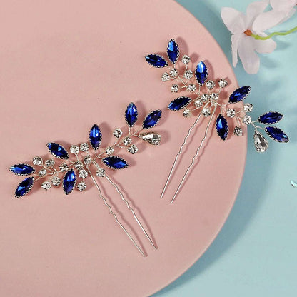 Women's Delicate Crystal Rhinestone & Pearl Flower Bridal Hair Comb - 80d3e6-0e.myshopify.com - G10 -  G10