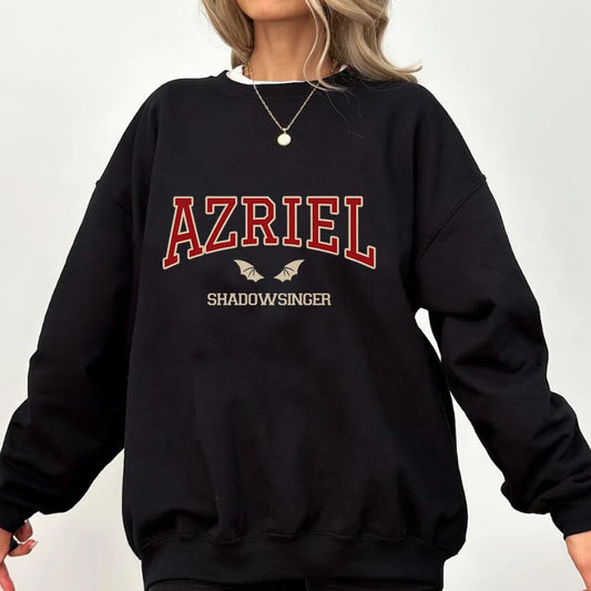 Azriel Shadowsinger ACOTAR Bat Boys Wings Women's Pullover Sweatshirt - Lovez Aqua© - 