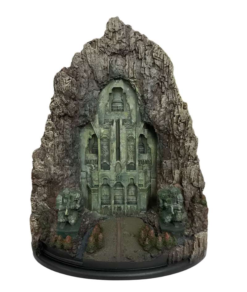 Lord of the Rings Erebor Dwarves Lonely Mountain Door Miniature Resin Figurine