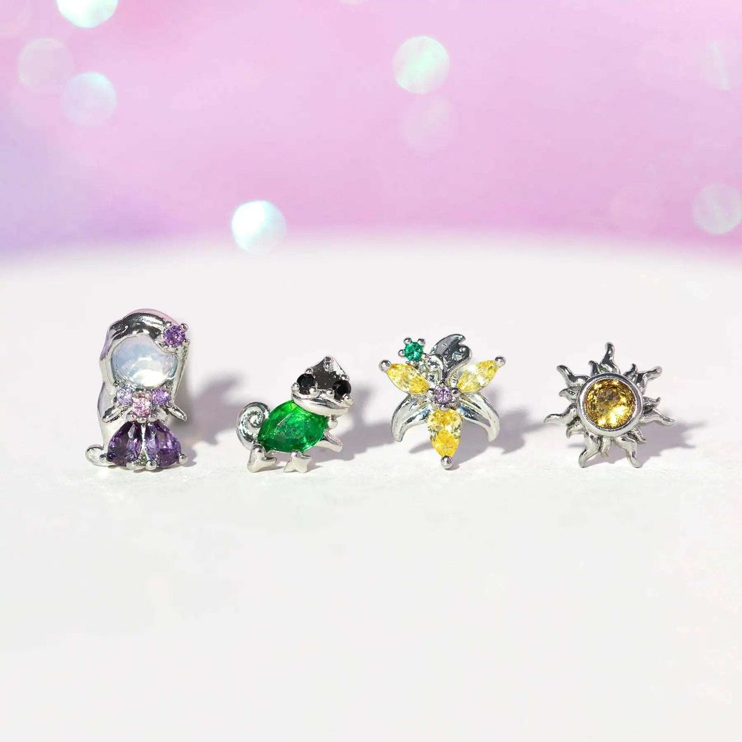 Disney Princesses & Animal Friends Cubic Zircon Women's Stud Earrings (4pcs) - 80d3e6-0e.myshopify.com - 23 -  23