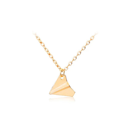 Harry Styles Replica Paper Airplane Gold/Silver Pendant Necklace - Lovez Aqua© - one direction