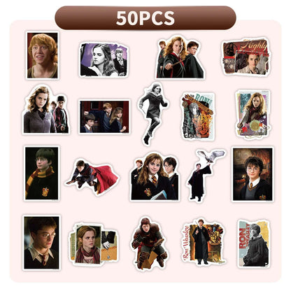 Harry Potter Movie Characters Sticker Collection (50 Pieces)