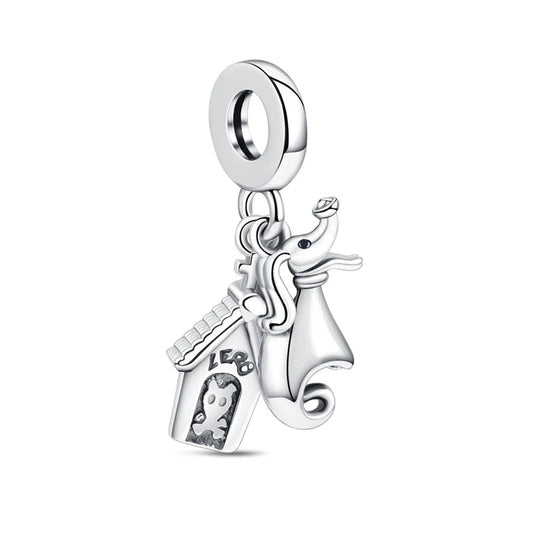 Disney's Pandora Sterling Silver Nightmare Before Christmas Zero Ghost Dog Charm