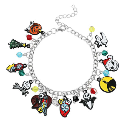 Disney's The Nightmare Before Christmas Character Charm Pendant Bracelet - 80d3e6-0e.myshopify.com - 3 -  3