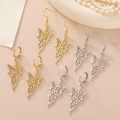 Lord of the Rings Lady Arwen Evenstar Pendant Women's Dangle Charm Earrings - 80d3e6-0e.myshopify.com - -  