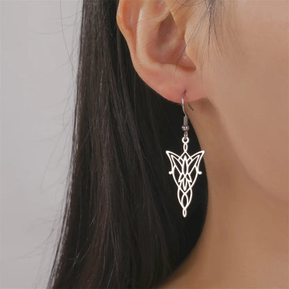 Lord of the Rings Lady Arwen Evenstar Pendant Women's Dangle Charm Earrings - 80d3e6-0e.myshopify.com - -  