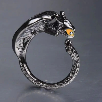 How to Train Your Dragon Toothless or Light Fury Punk Ring - 80d3e6-0e.myshopify.com - -  