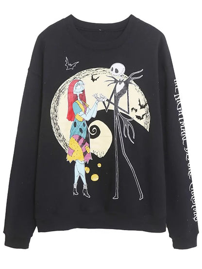 Disney's Nightmare Before Christmas Jack Skellington & Sally Women's Sweatshirt - 80d3e6-0e.myshopify.com - 2 / Small -  2