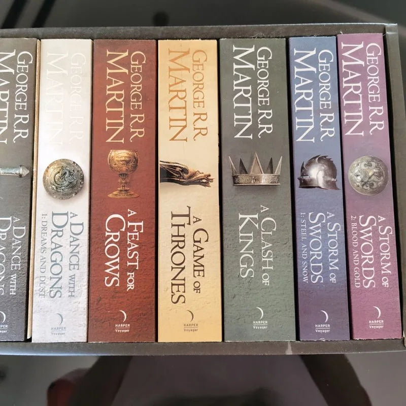 George R. R. Martin’s Game of Thrones: Complete 7 Book Collection (Paperback) - Lovez Aqua© - 