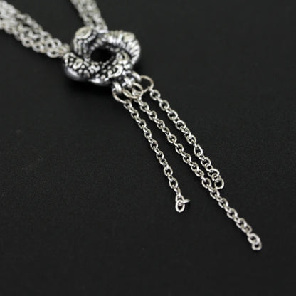 James Bond Casino Royale Vesper Lynd Silver Plated Algerian Loveknot Necklace