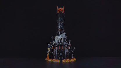 Lord of the Rings Barad Dur Sauron Dark Fortress Castle Decorative Lamp